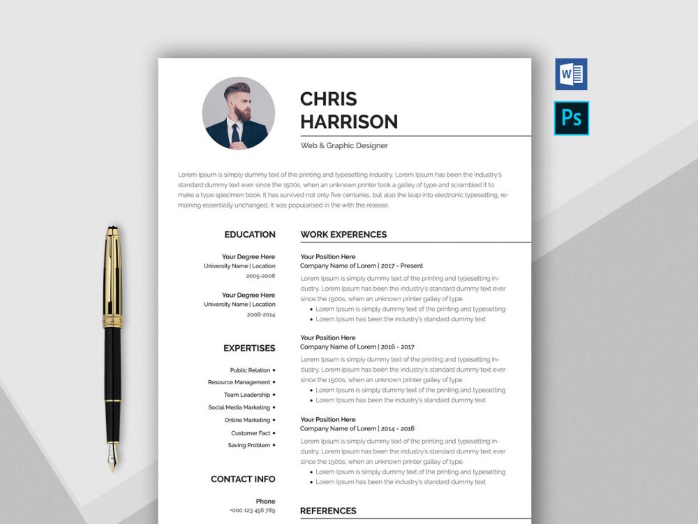 Detail Best Cv Template Nomer 20