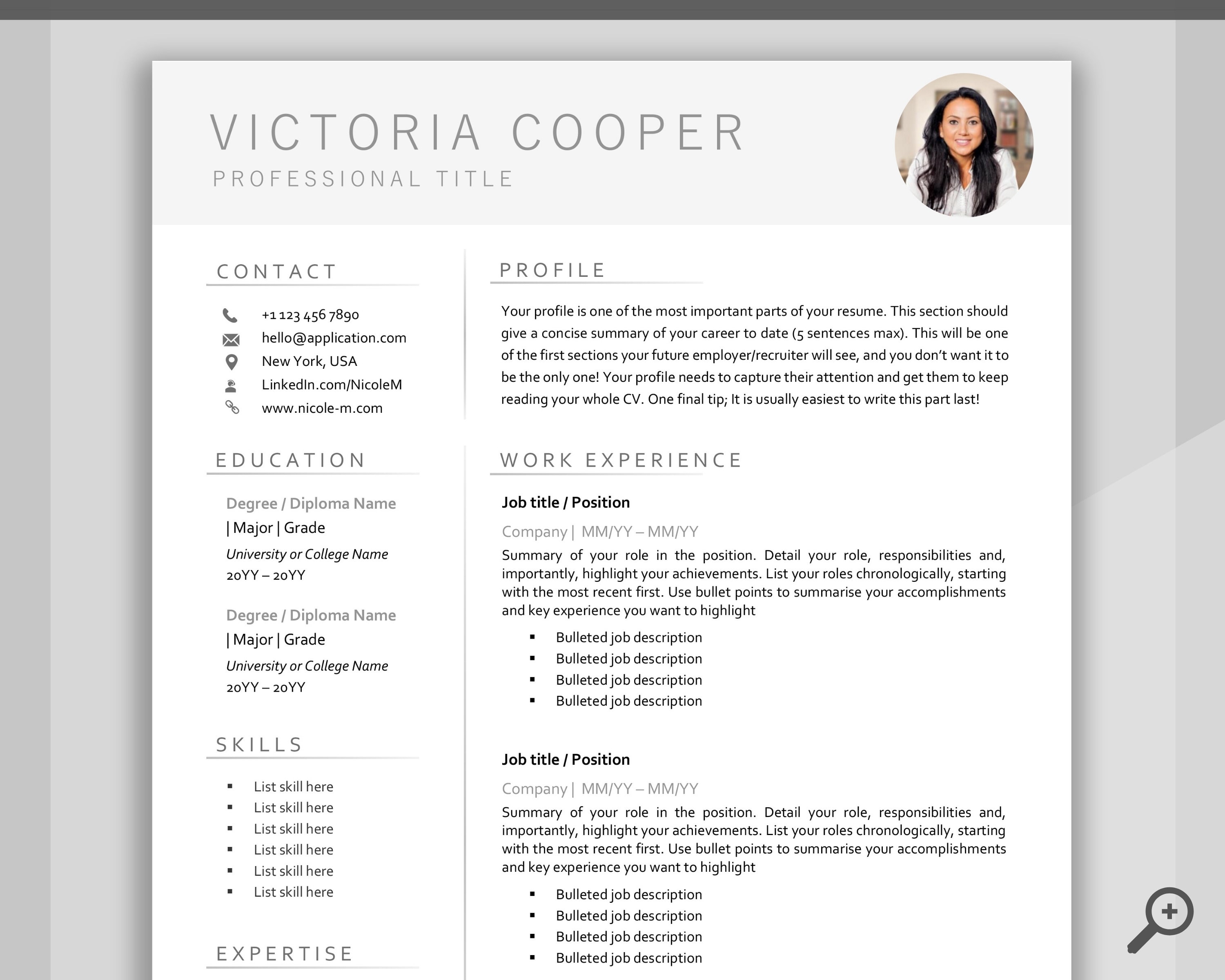 Detail Best Cv Template Nomer 25