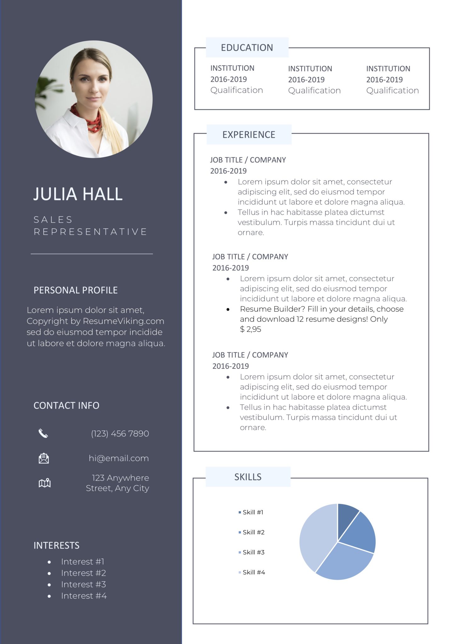 Detail Best Cv Template Word Nomer 14