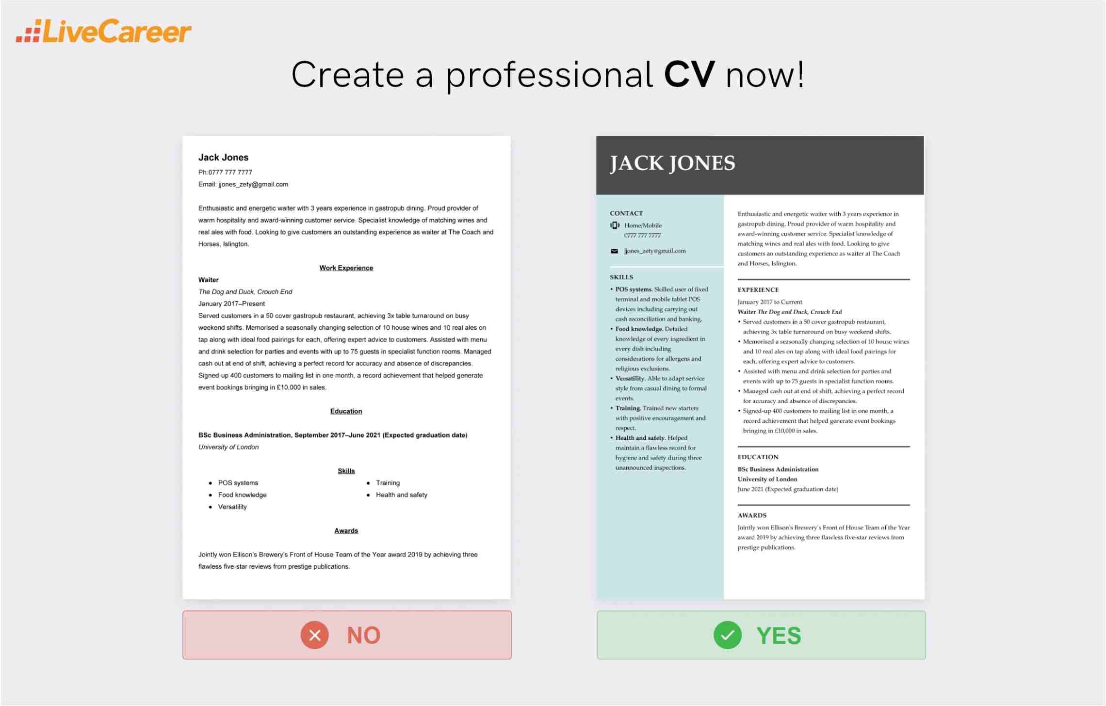 Detail Best Cv Template Word Nomer 33