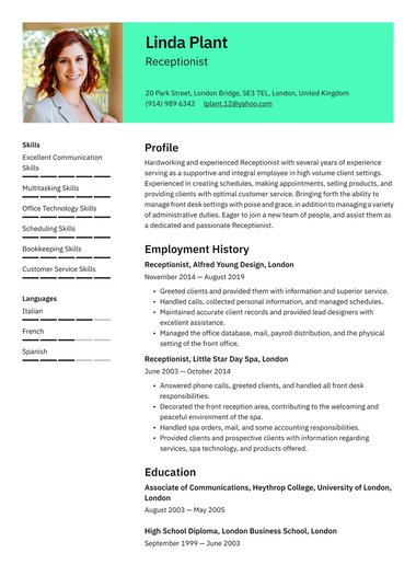 Detail Best Cv Template Word Nomer 47