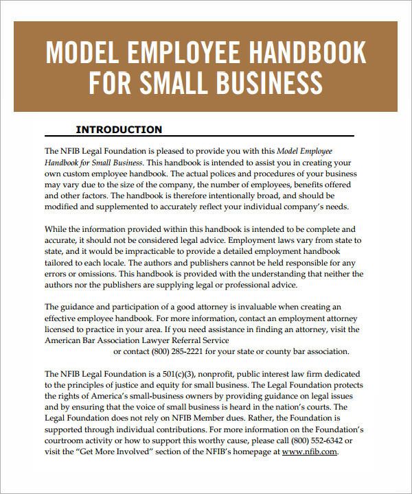 Detail Best Employee Handbook Template Nomer 14