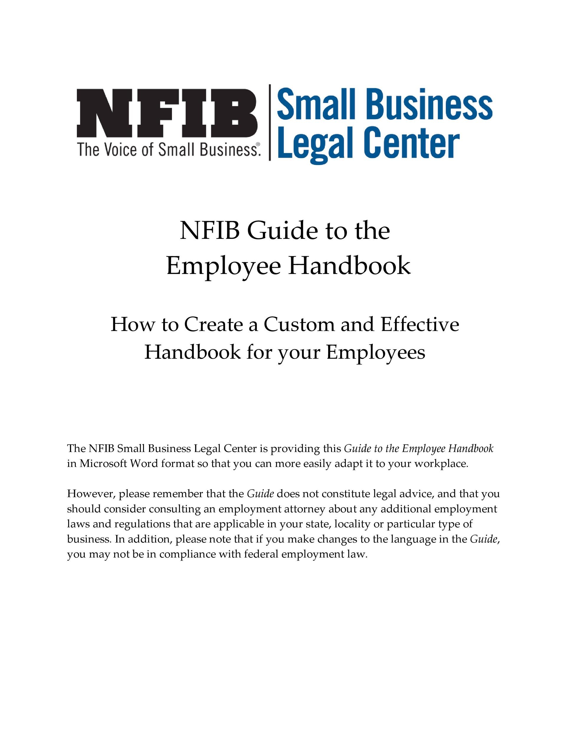 Detail Best Employee Handbook Template Nomer 3