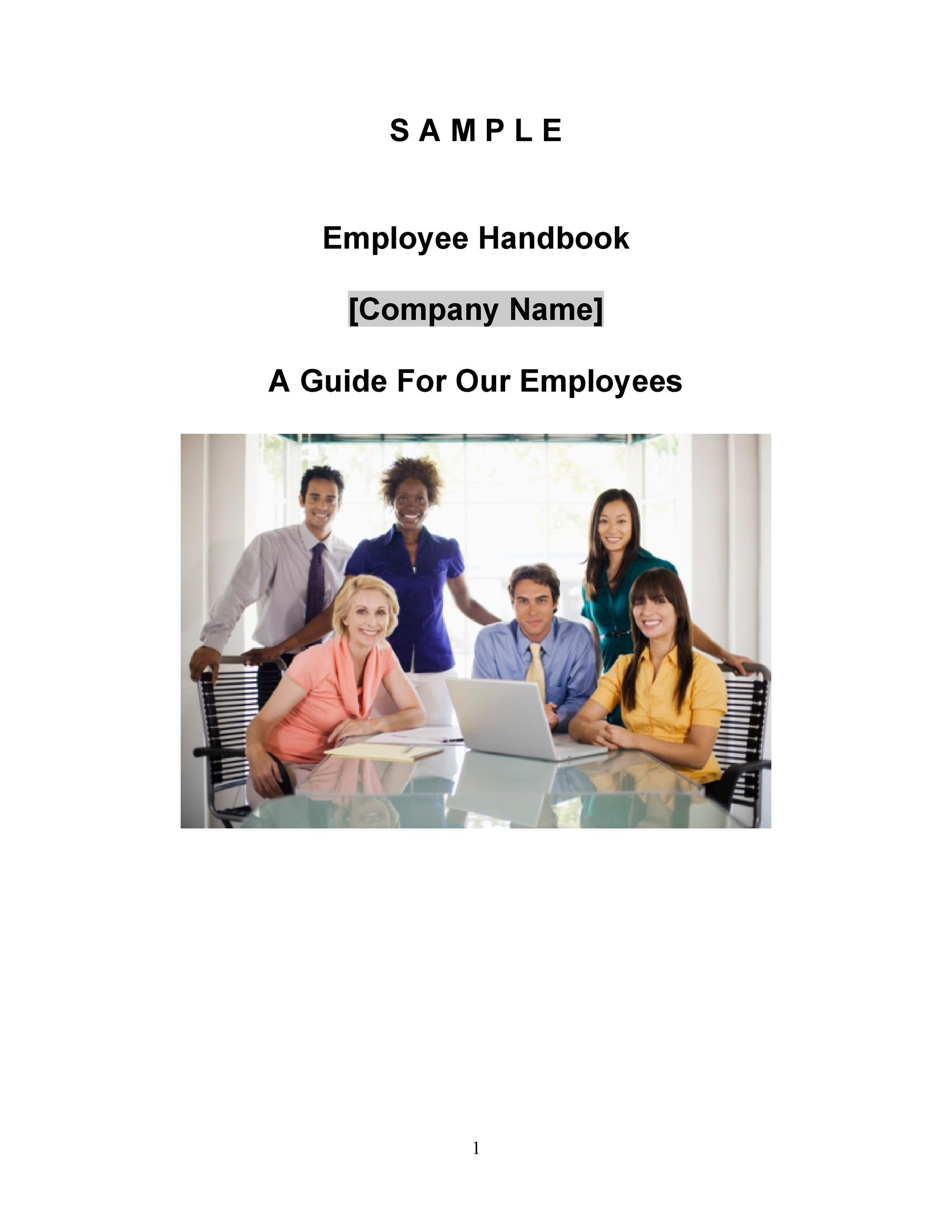 Detail Best Employee Handbook Template Nomer 29
