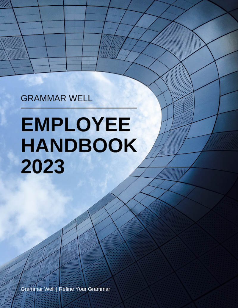 Detail Best Employee Handbook Template Nomer 34