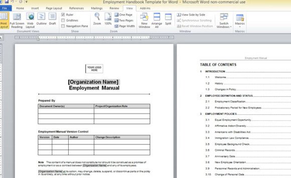 Detail Best Employee Handbook Template Nomer 45
