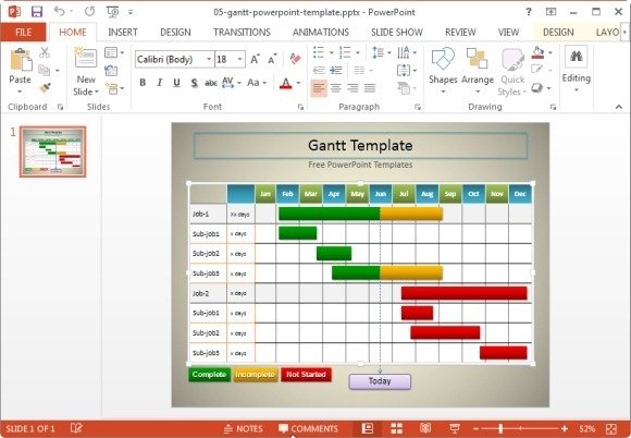 Detail Best Gantt Chart Template Nomer 21