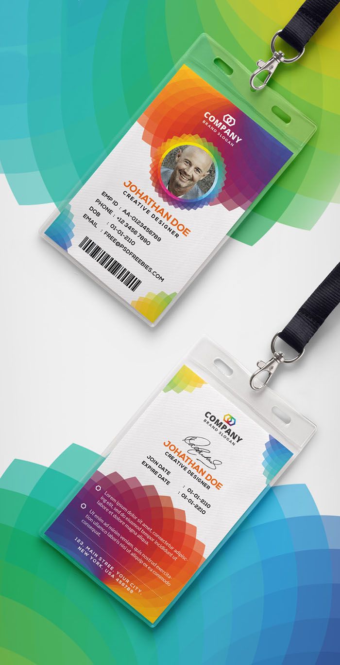 Detail Best Id Card Design Template Nomer 19