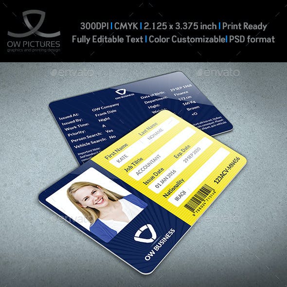 Detail Best Id Card Design Template Nomer 23