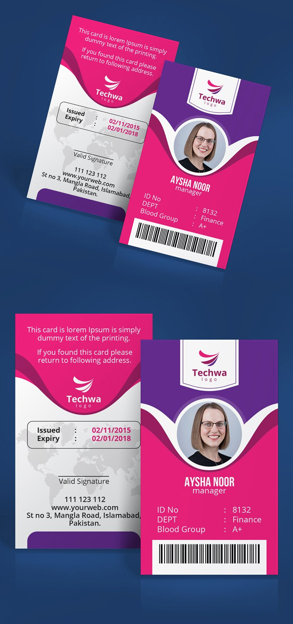 Detail Best Id Card Design Template Nomer 44