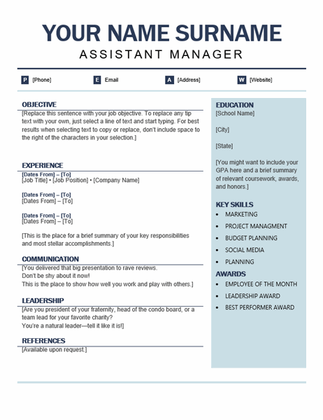 Detail Best Modern Resume Template Nomer 27