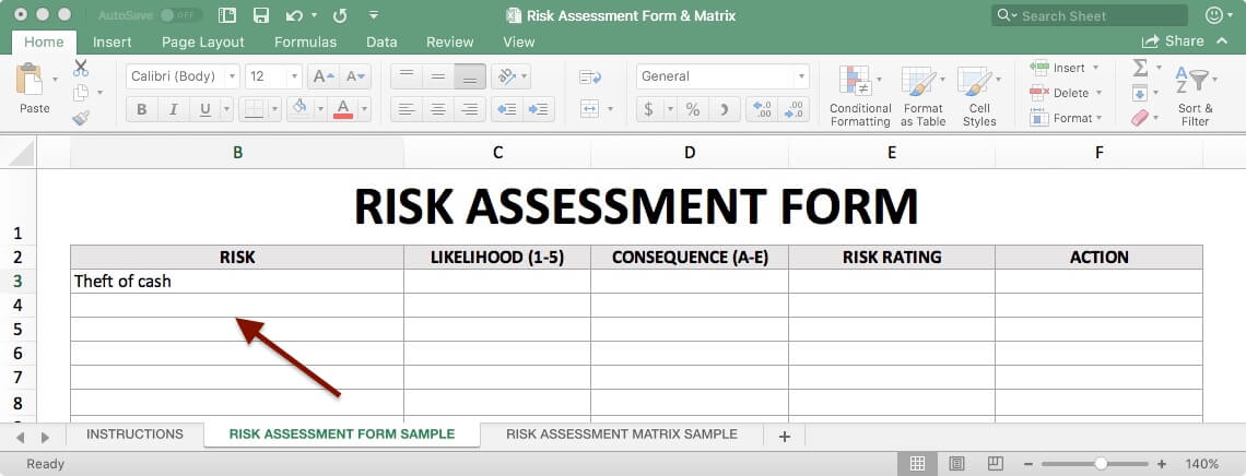 Detail Best Risk Assessment Template Nomer 17