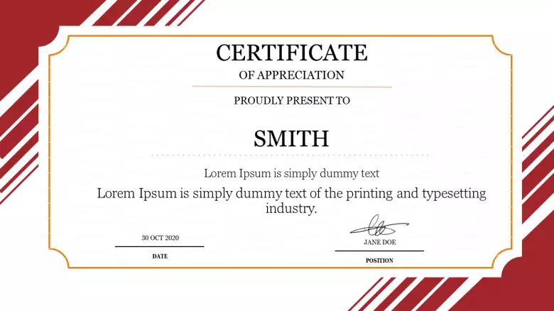 Detail Best Student Certificate Template Nomer 29