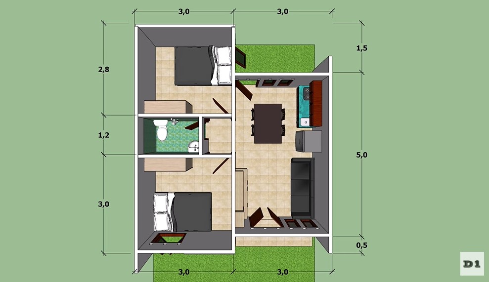 Detail Biaya Bangun Rumah Minimalis Type 36 Nomer 12