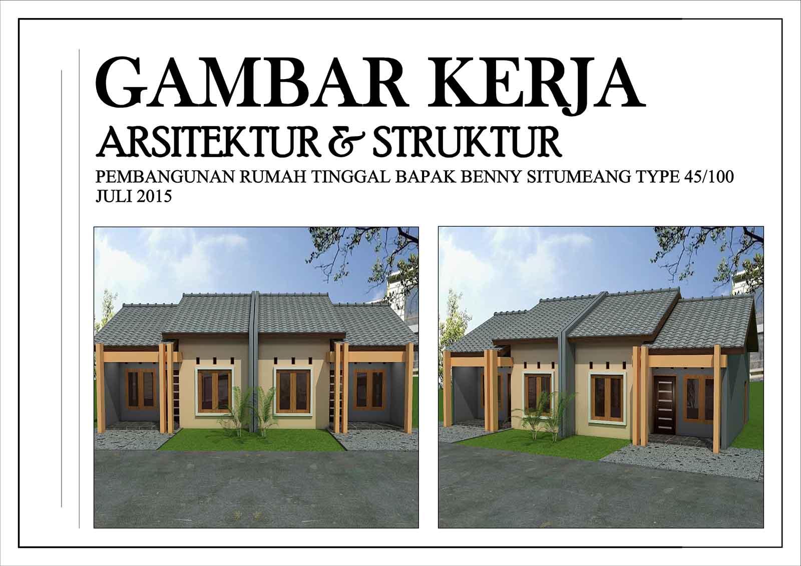 Detail Biaya Bangun Rumah Type 45 2016 Nomer 6