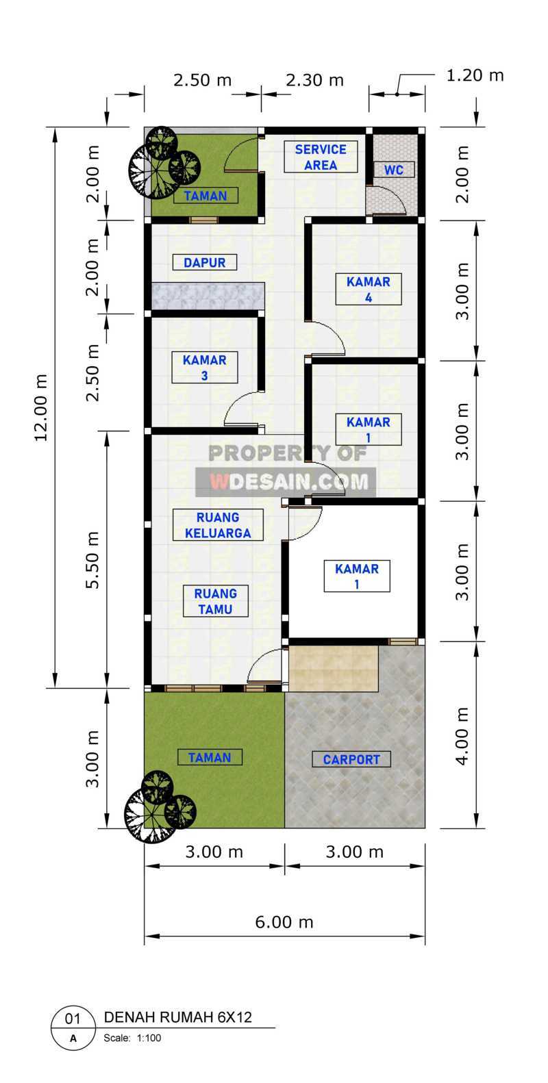 Detail Biaya Buat Rumah Ukuran 8x12 Nomer 36