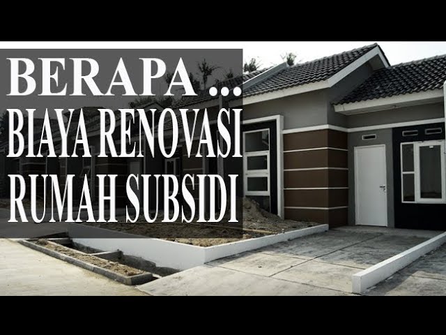 Detail Biaya Membangun Dapur Rumah Subsidi 2019 Nomer 6