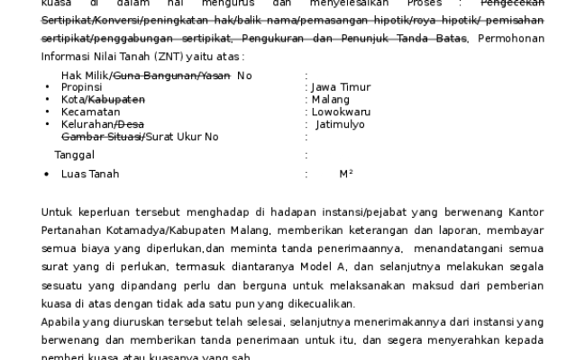 Detail Biaya Membuat Surat Kuasa Di Notaris Nomer 39