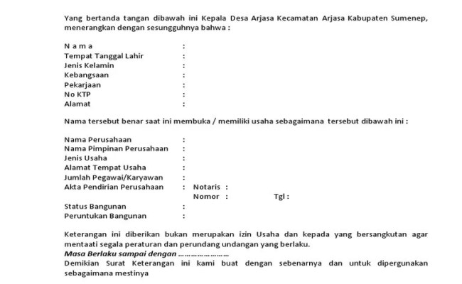 Detail Biaya Pembuatan Surat Keterangan Domisili Perusahaan Nomer 43