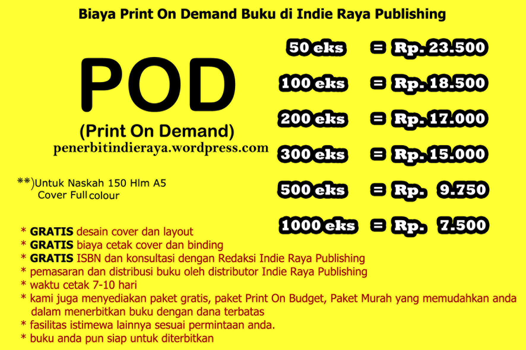 Detail Biaya Penerbitan Buku Nomer 3