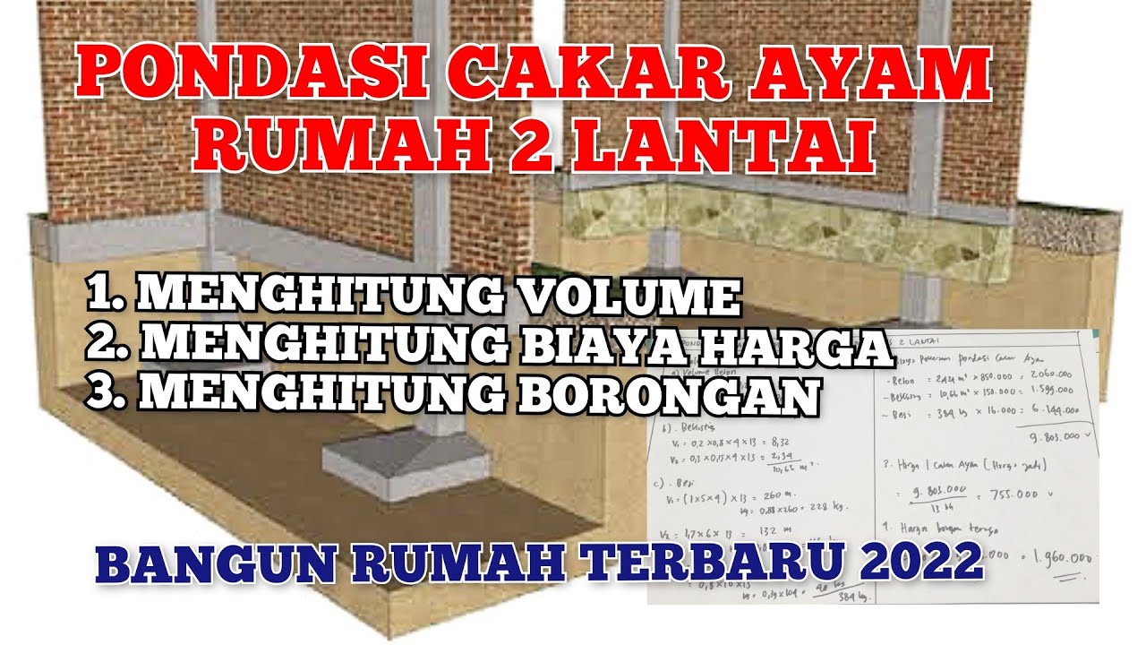 Detail Biaya Pondasi Rumah 2 Lantai Nomer 19