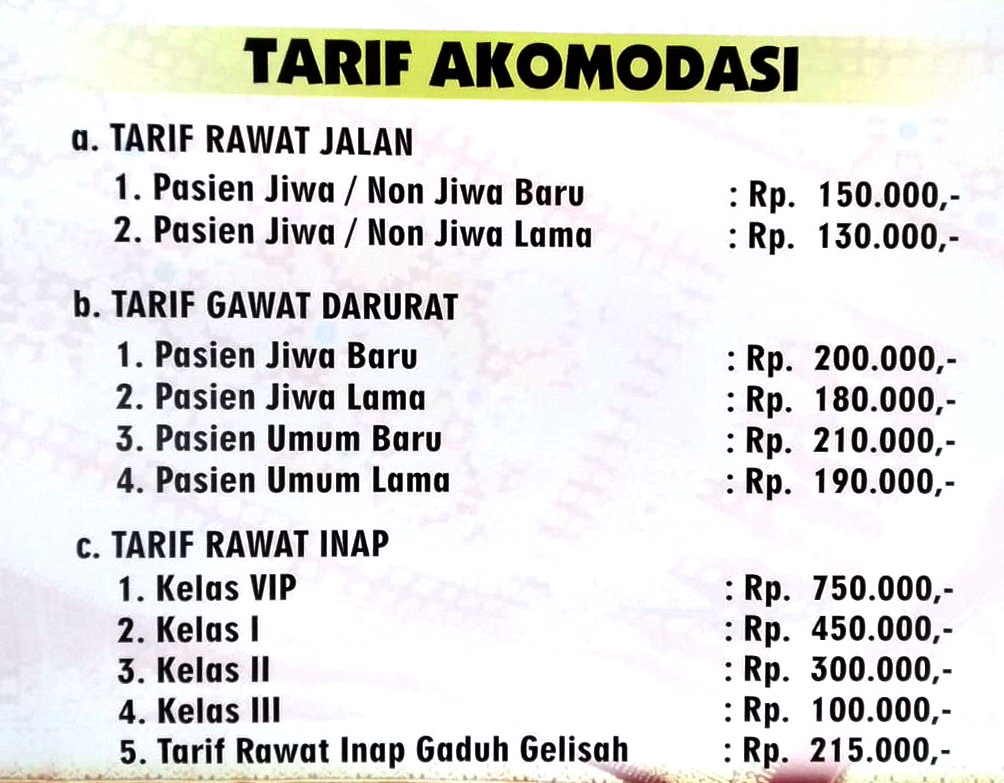 Detail Biaya Rawat Inap Rumah Sakit Umum Nomer 38