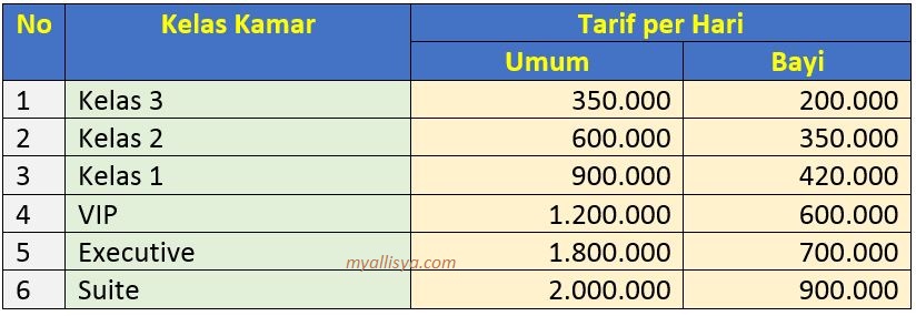 Detail Biaya Rumah Sakit Jiwa Nomer 39