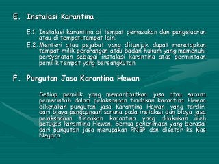 Detail Biaya Surat Karantina Hewan Nomer 41