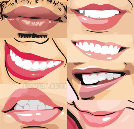 Detail Bibir Vektor Png Nomer 15