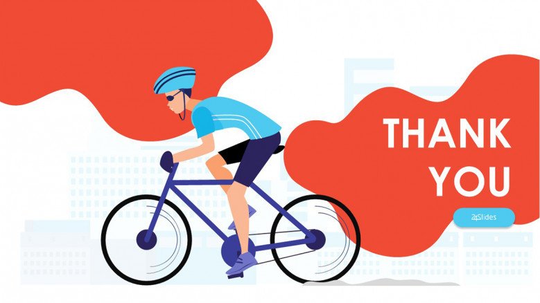 Detail Bicycle Powerpoint Template Free Nomer 14