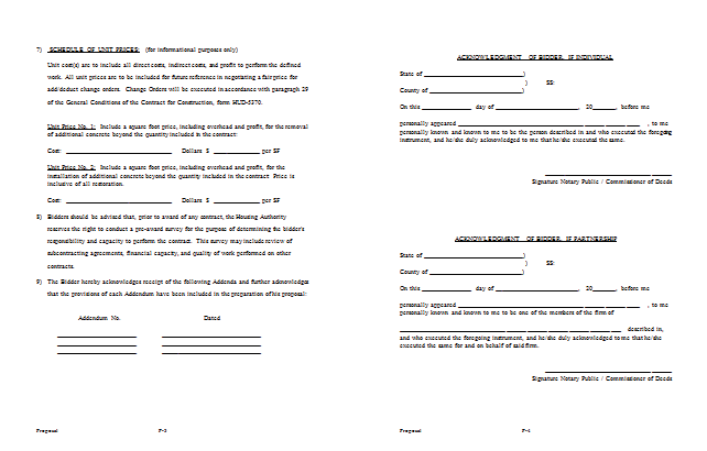 Detail Bid Proposal Template Word Nomer 15