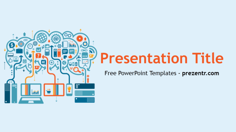 Detail Big Data Powerpoint Template Free Nomer 2
