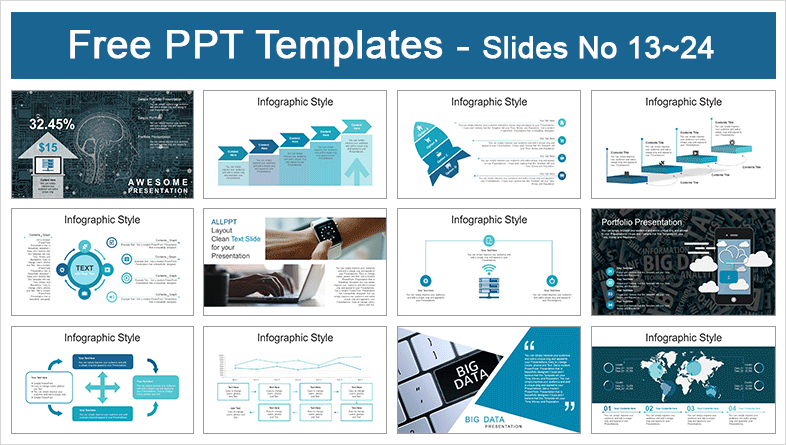 Detail Big Data Powerpoint Template Free Nomer 4