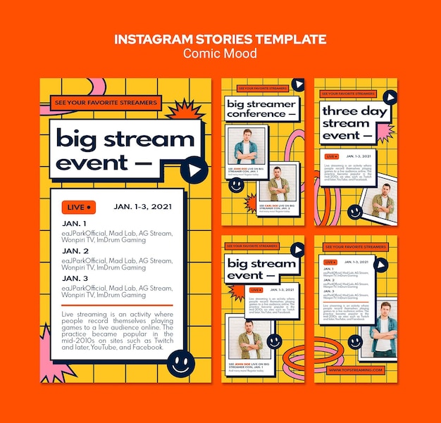 Detail Big Stream Template Nomer 42