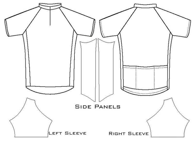 Detail Bike Jersey Design Template Nomer 14