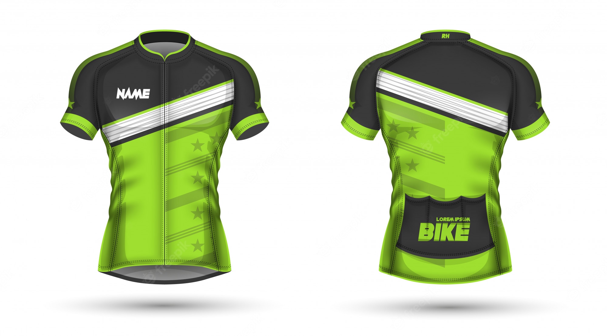 Detail Bike Jersey Design Template Nomer 40