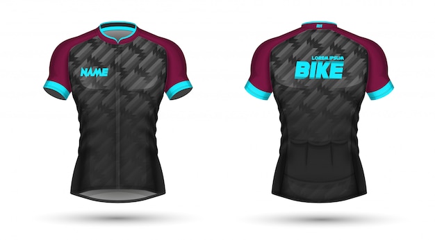 Detail Bike Jersey Design Template Nomer 49