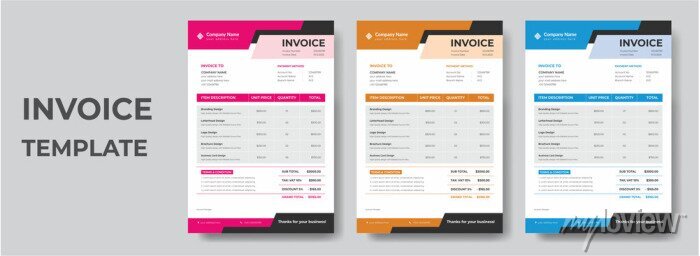 Detail Bill Design Template Nomer 34