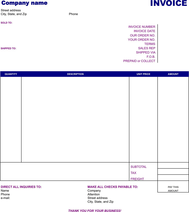 Detail Bill Html Template Nomer 43