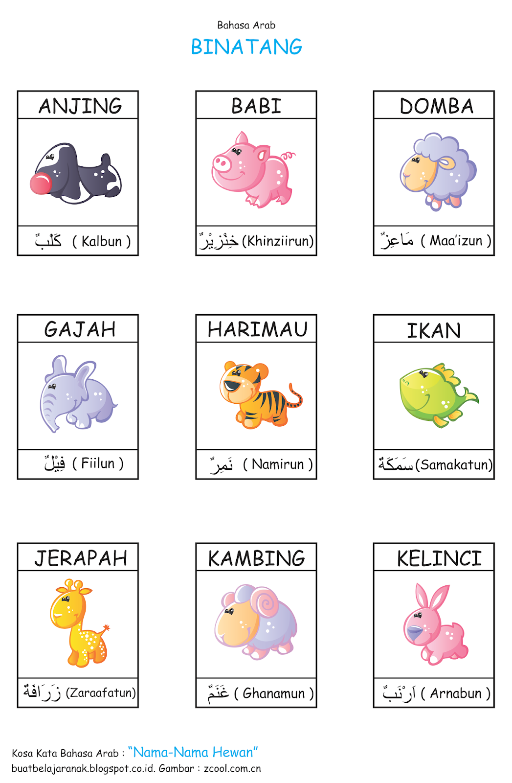 Detail Binatang Kumpulan Nama Dan Gambar Nomer 44