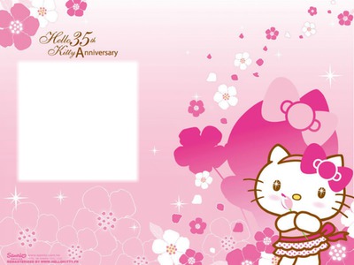 Detail Bingkai Foto Hello Kitty Untuk Edit Foto Nomer 15