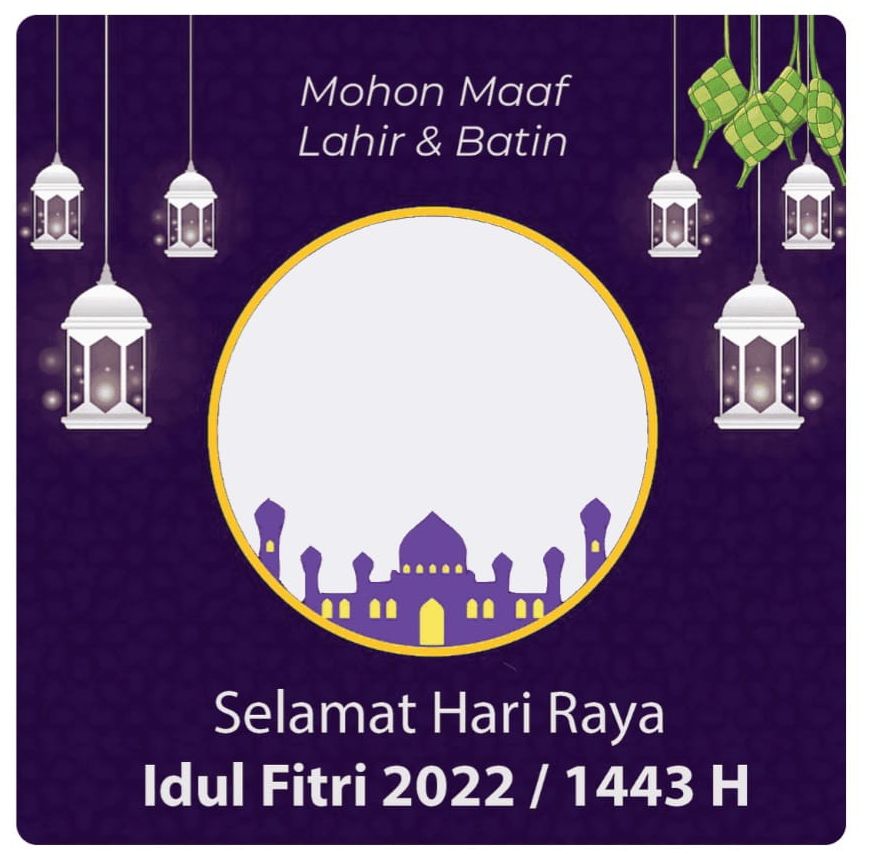 Detail Bingkai Foto Ucapan Selamat Hari Raya Idul Fitri Nomer 20