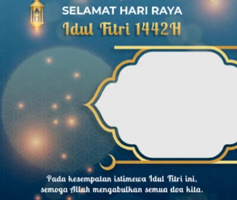 Detail Bingkai Foto Ucapan Selamat Hari Raya Idul Fitri Nomer 9