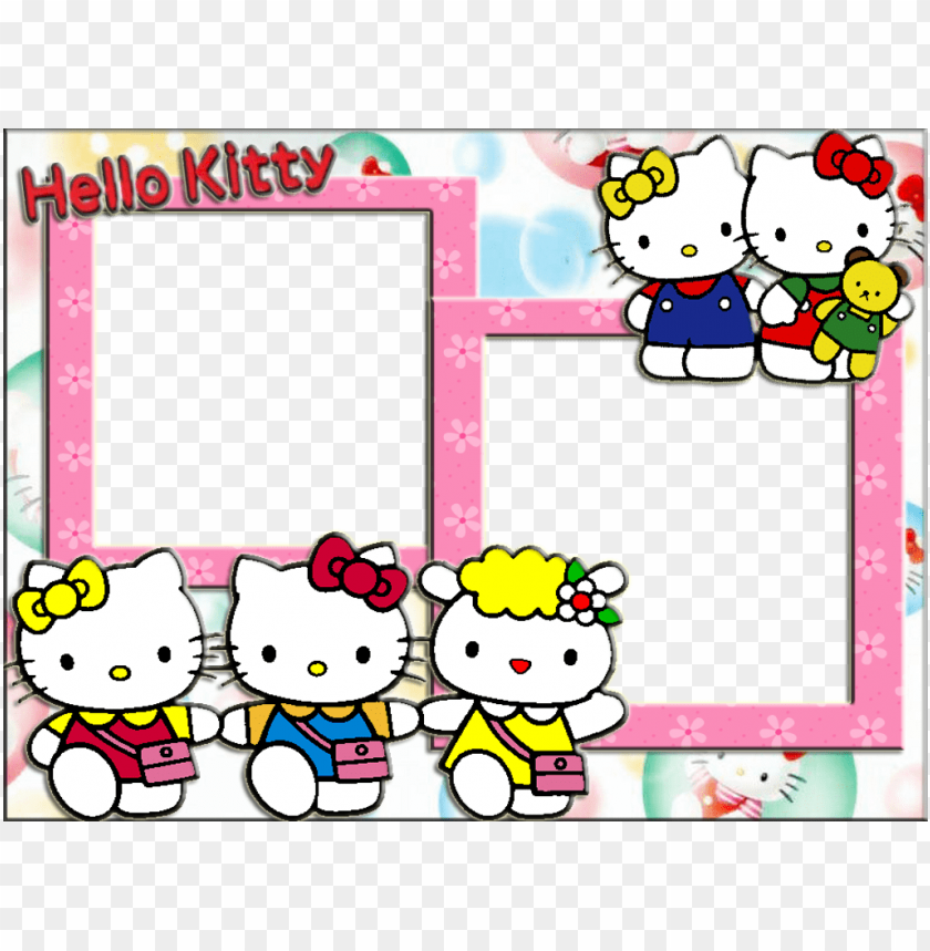 Detail Bingkai Hello Kitty Nomer 16