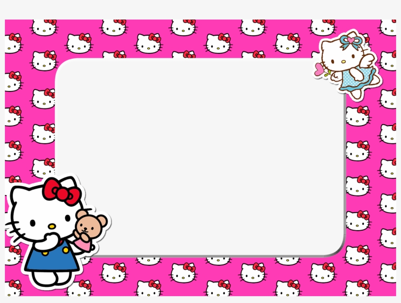 Detail Bingkai Hello Kitty Nomer 4