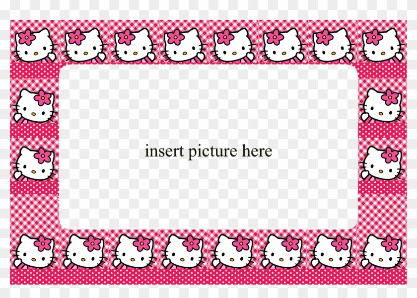 Detail Bingkai Hello Kitty Nomer 45
