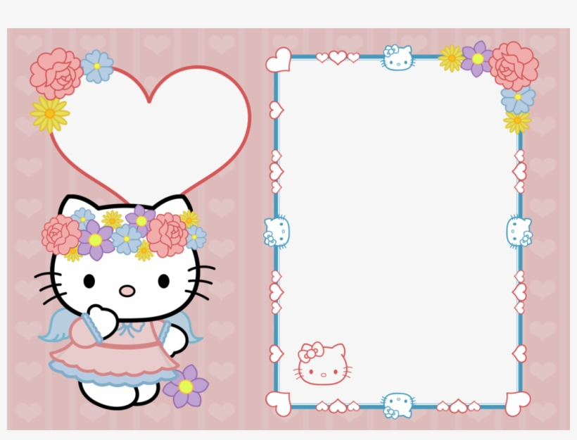 Detail Bingkai Hello Kitty Png Nomer 35