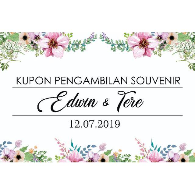 Detail Bingkai Kartu Ucapan Souvenir Nomer 33