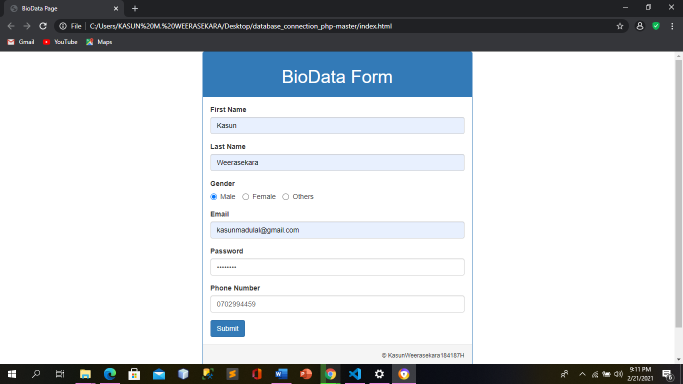 Detail Biodata Html Template Koleksi Nomer 8