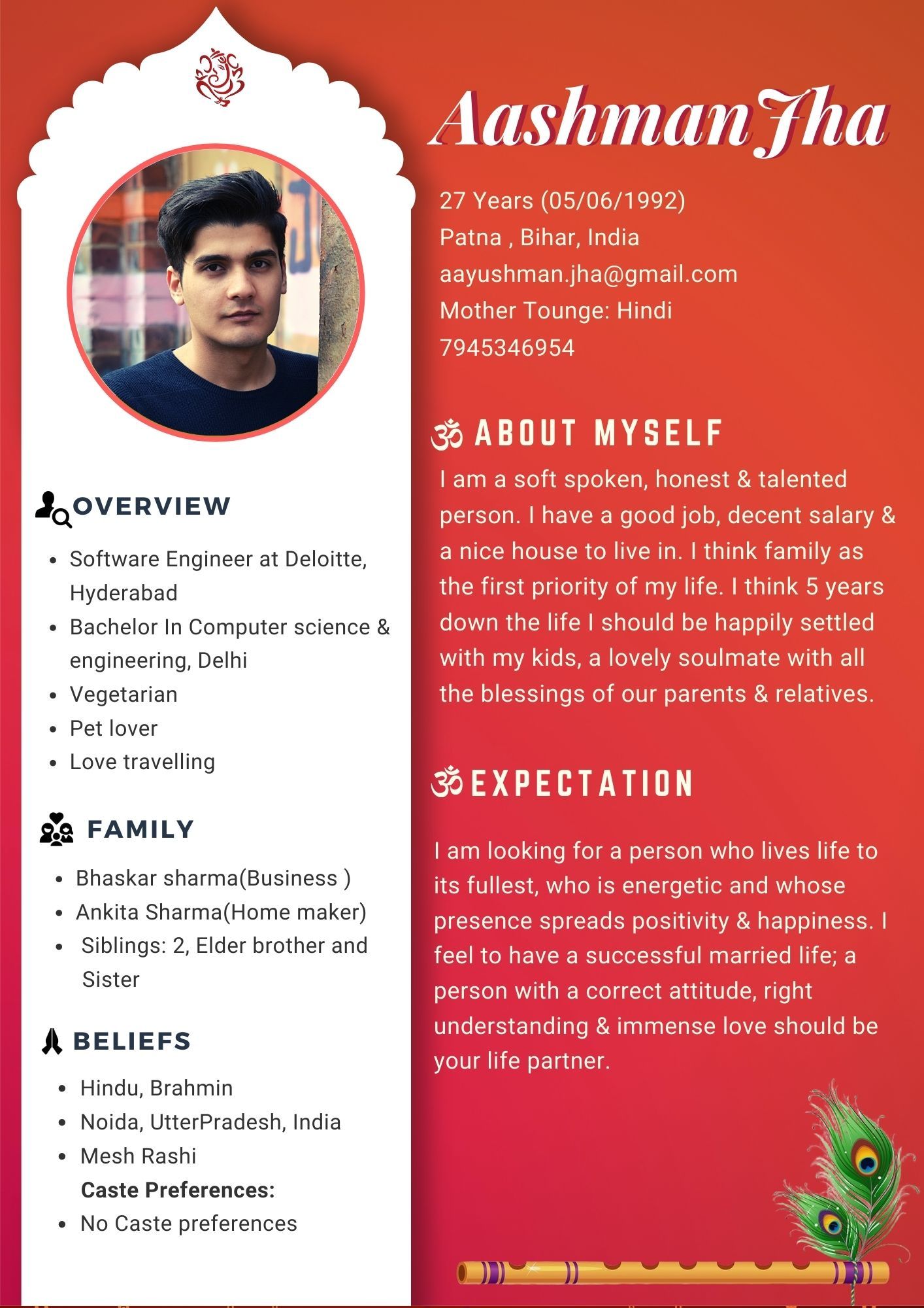 Biodata Html Template - 52+ Koleksi Gambar